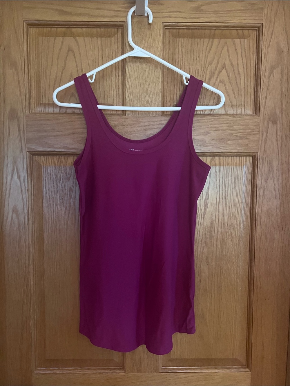 No Boundaries Berry Scoop Neck Tank Top